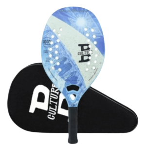 Raquete Beach Tennis 3K Carbono - Beach Culture Azul