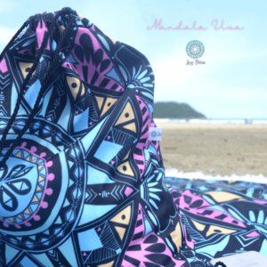 Kit Leve Brisa – Canga com Sacochila – Mandala Uva